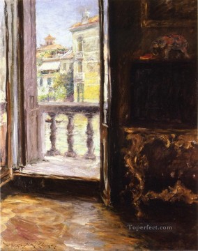 ベネチアン バルコニー ウィリアム メリット チェイス Oil Paintings